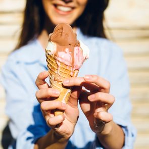 traits ice cream woman