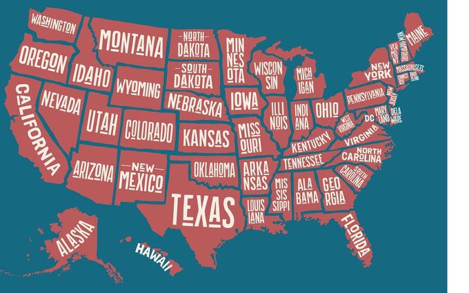 Can You Guess What Letter Is Not in Any U.S. State Name?