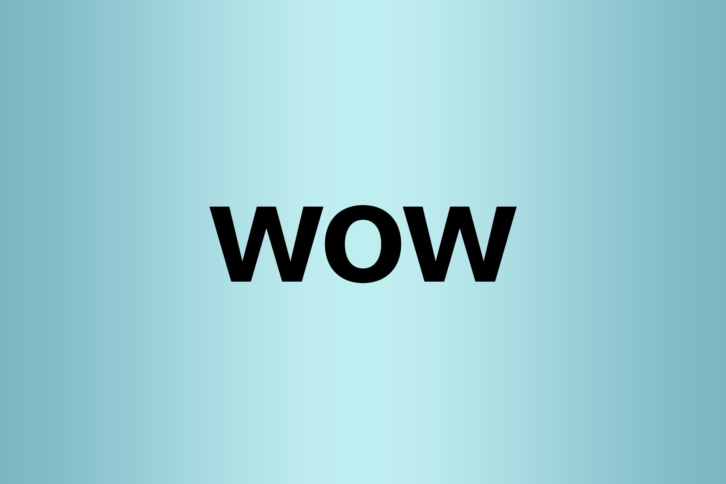 What is a palindrome wow 