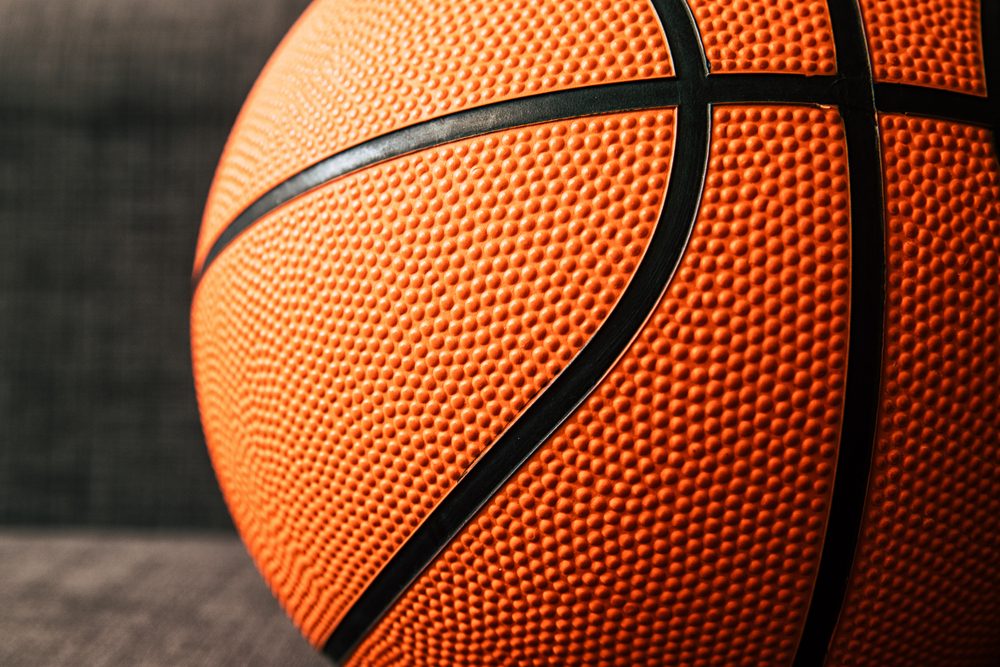 basketball ball close up background