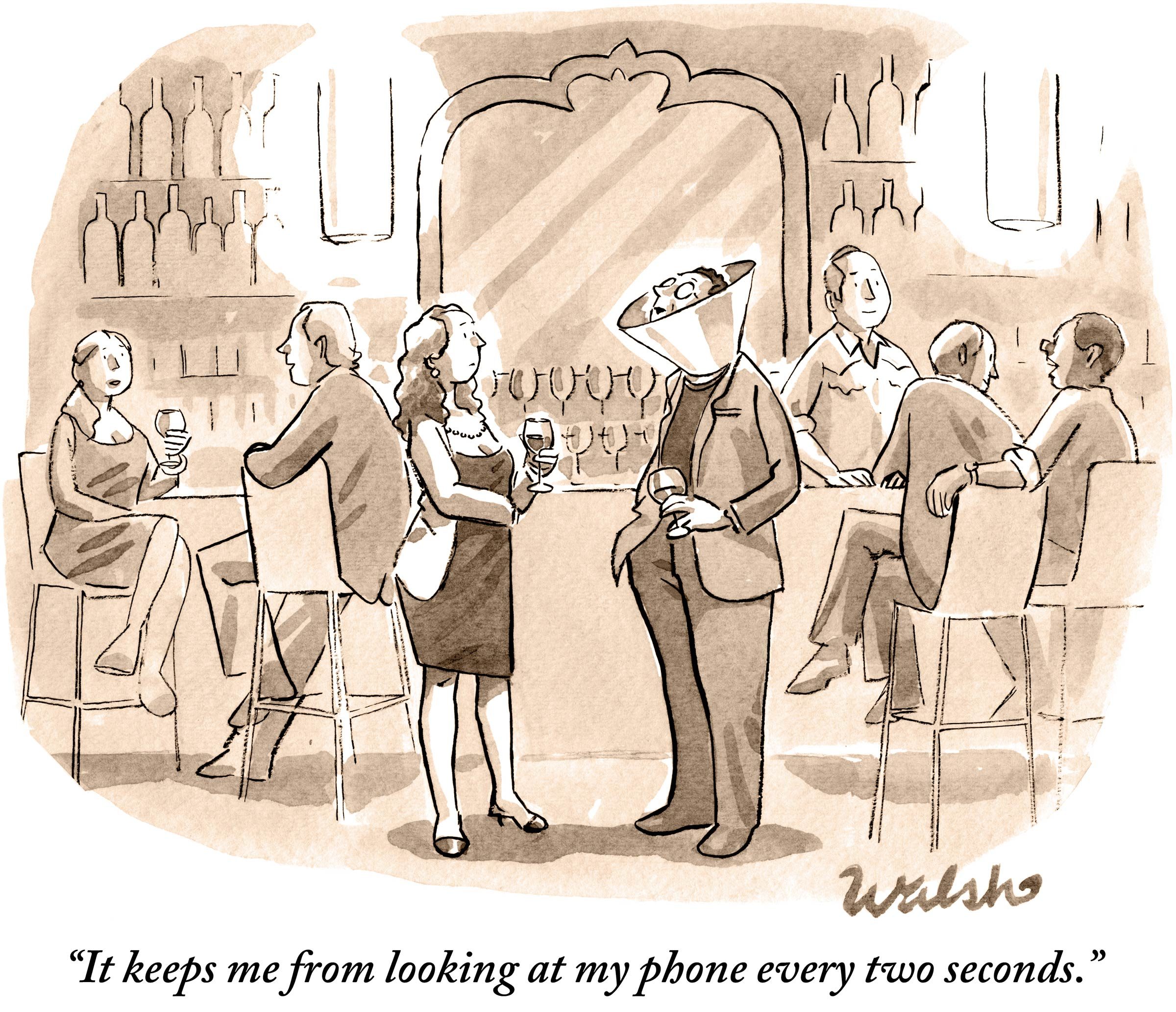 phone cone cartoon