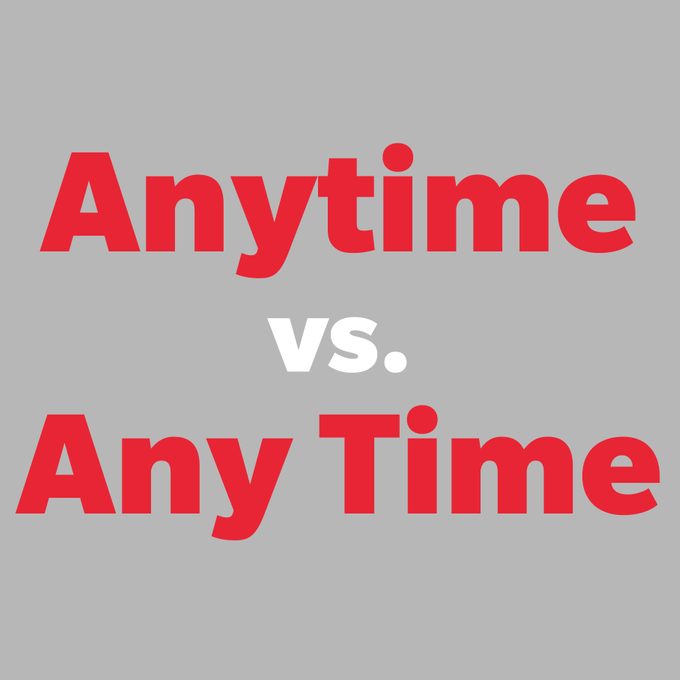 Anytime vs. Any Time: How to Tell the Difference