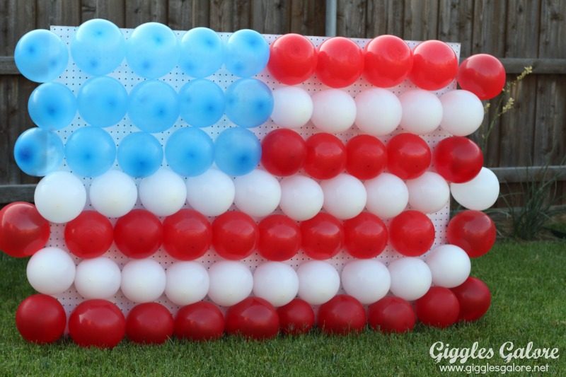 4th Of July Balloon Dart Game