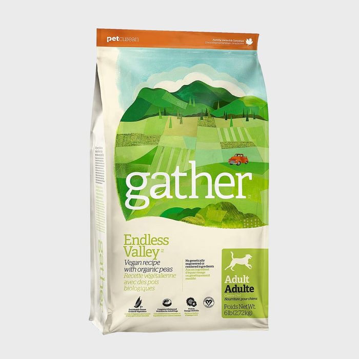 Dog food bag features 