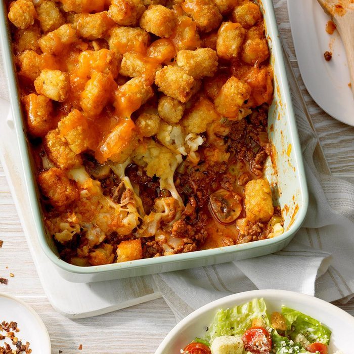 Pizza Tater Tot Casserole 