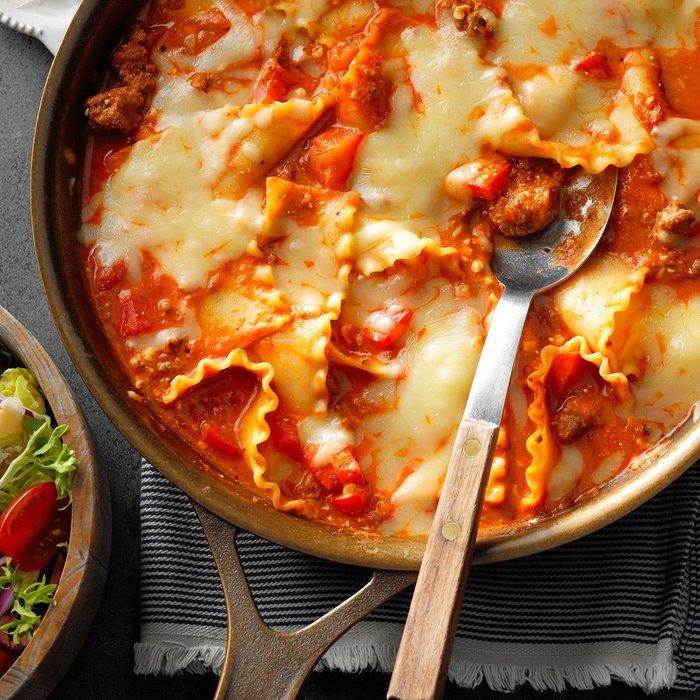 Quick And Easy Skillet Lasagna 