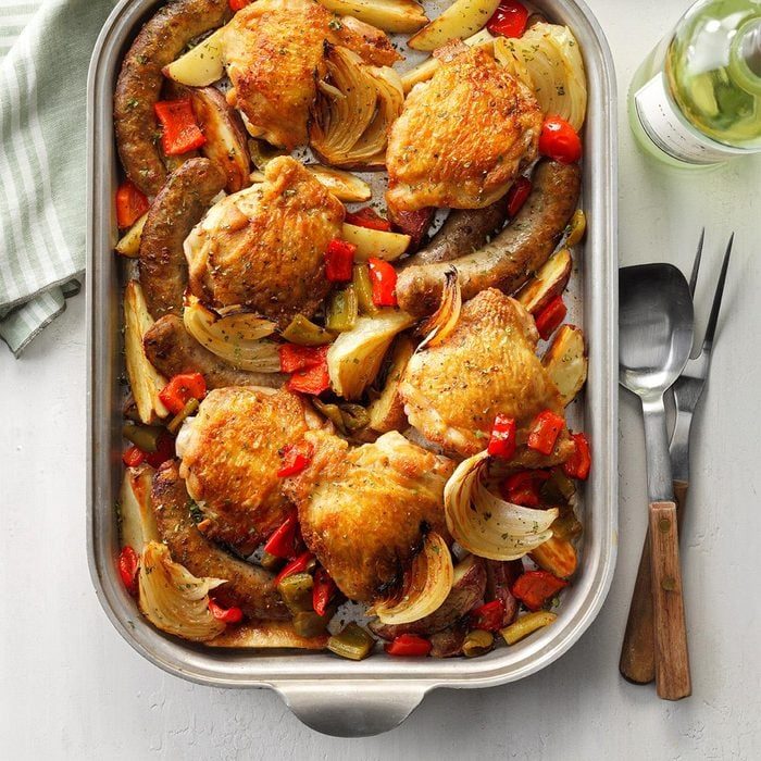 Roasted Tuscan Chicken Dinner 