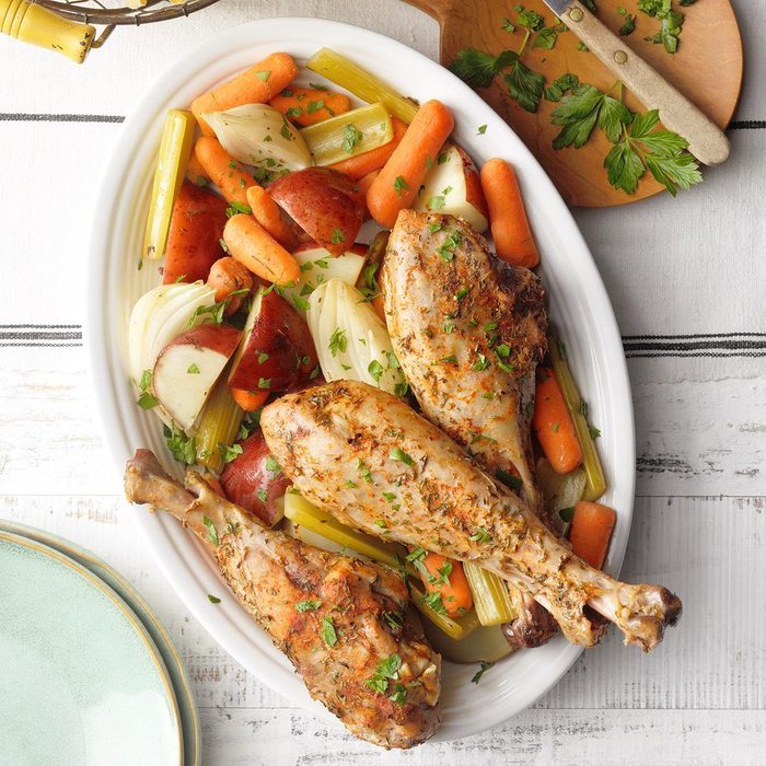 Turkey Leg Pot Roast 