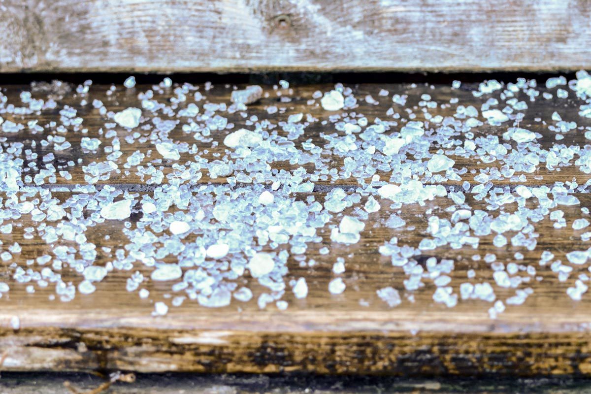 Common Mistake Can Ruin Your Floors This Winter - rock salt for melting ice