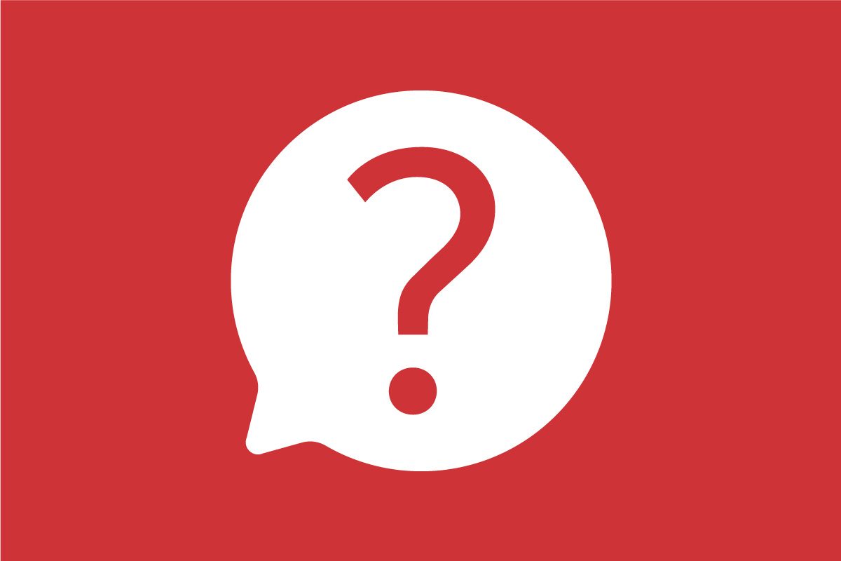 Question On Red Background
