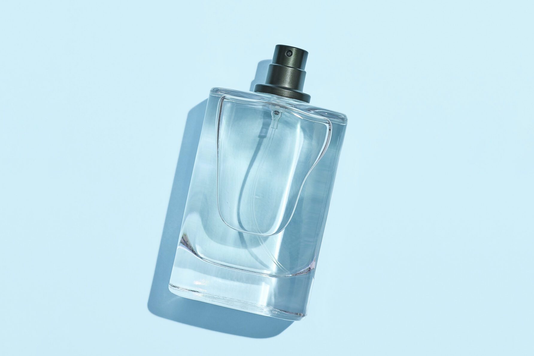 Liquid Sprayer On Blue Background