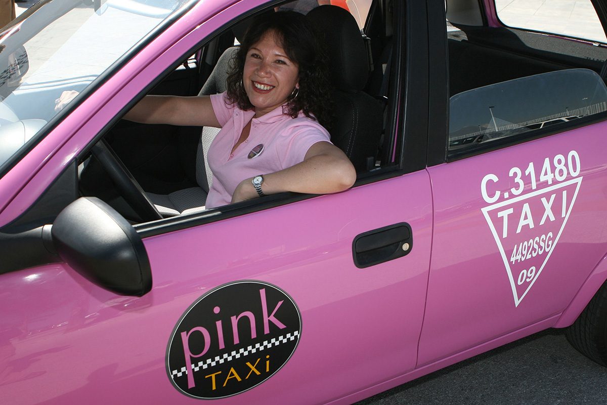 Here's What It Means When You See A Pink Taxi