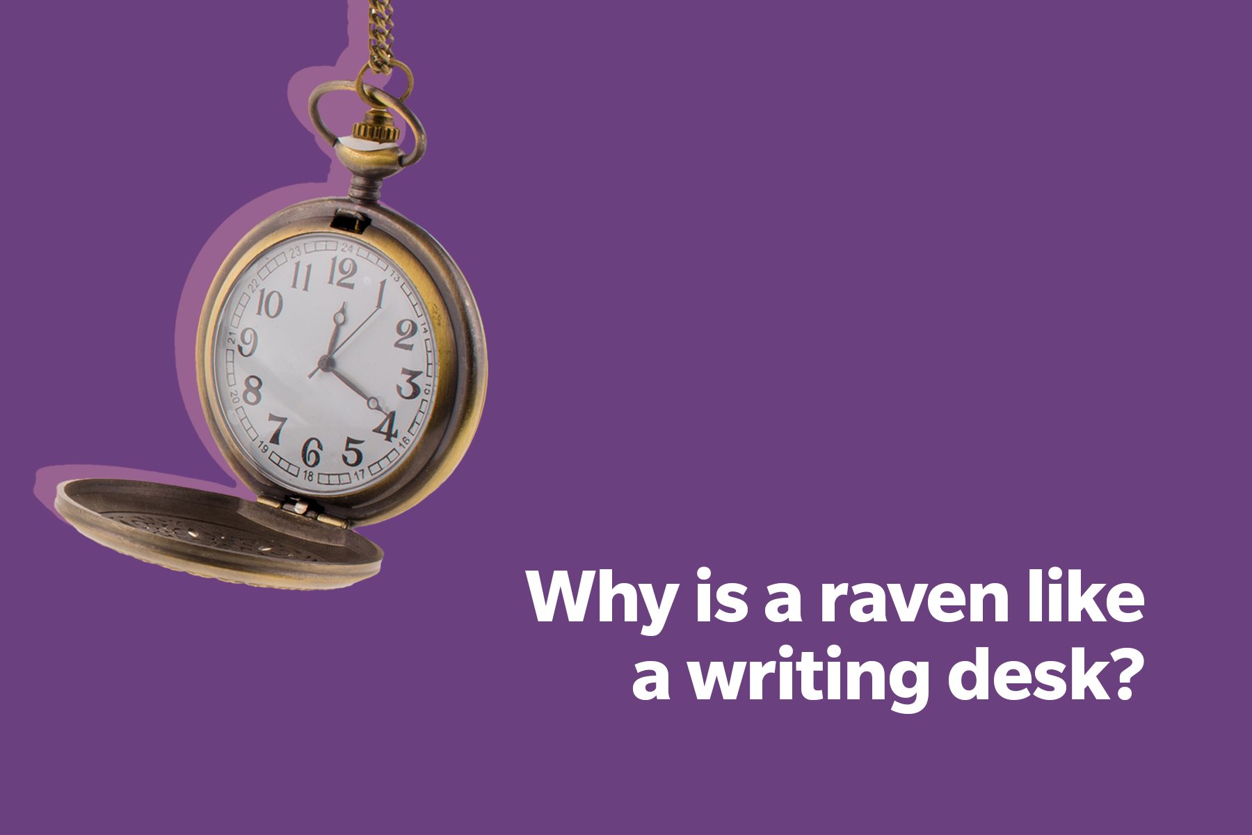 Most Famous Riddles In History on purple background