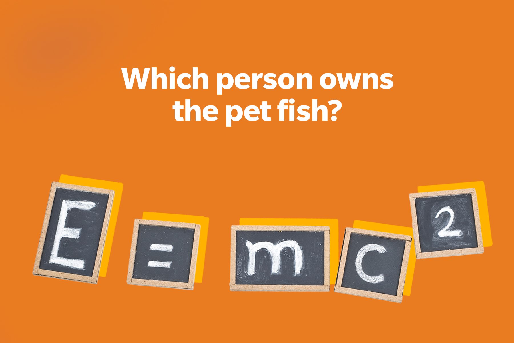 Most Famous Riddles In History on orange background