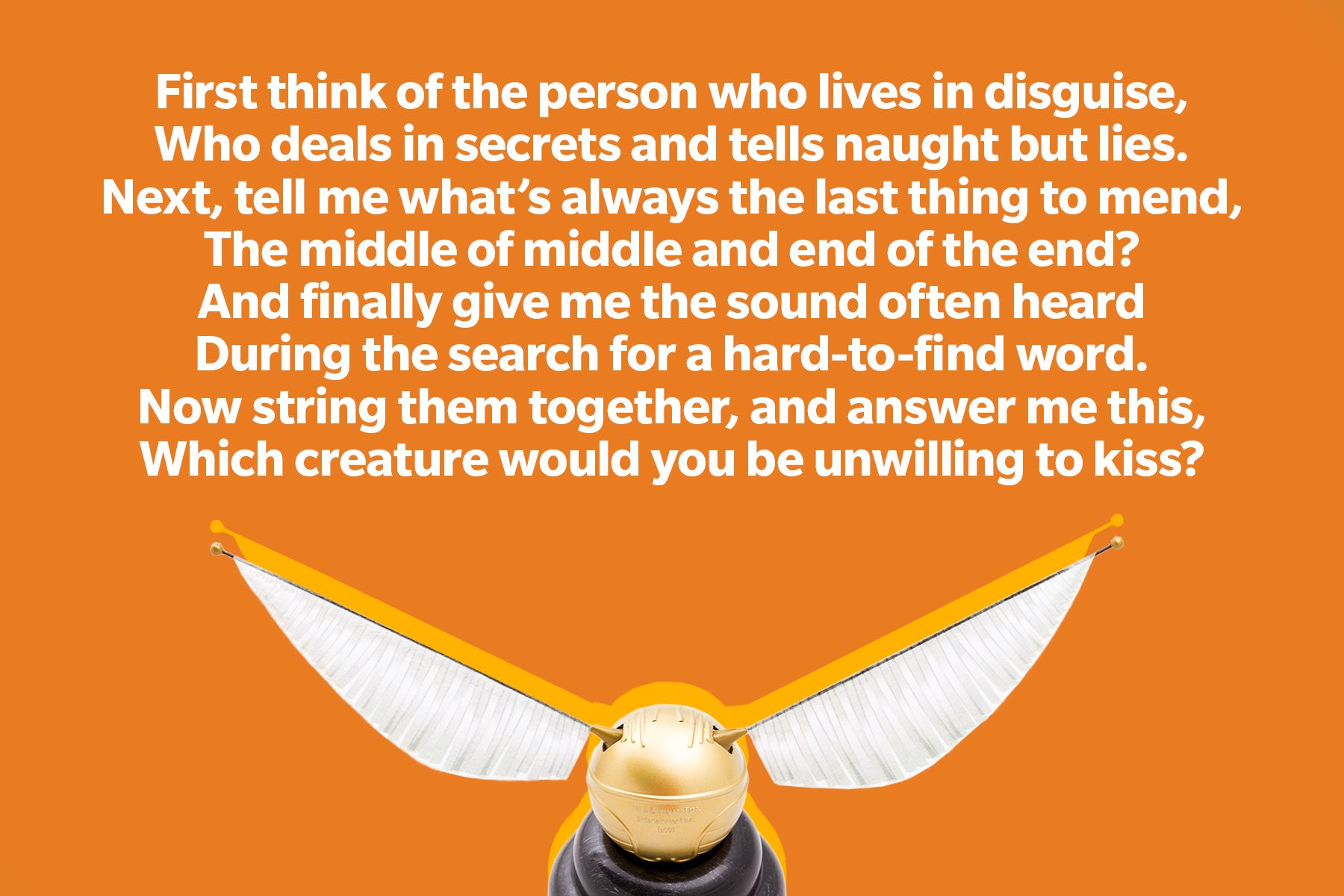 Most Famous Riddles In History on orange background