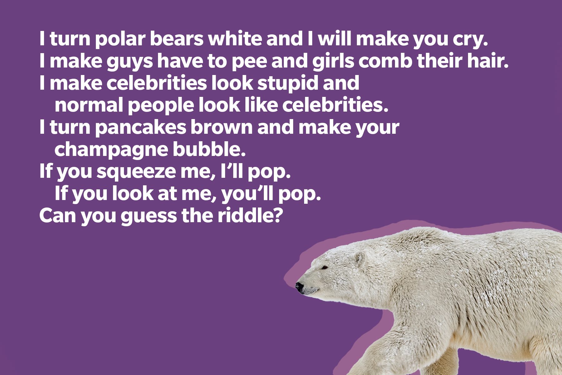 Most Famous Riddles In History on purple background
