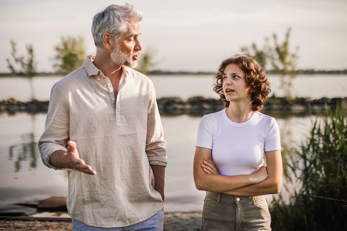 Father And Daughter Arguing