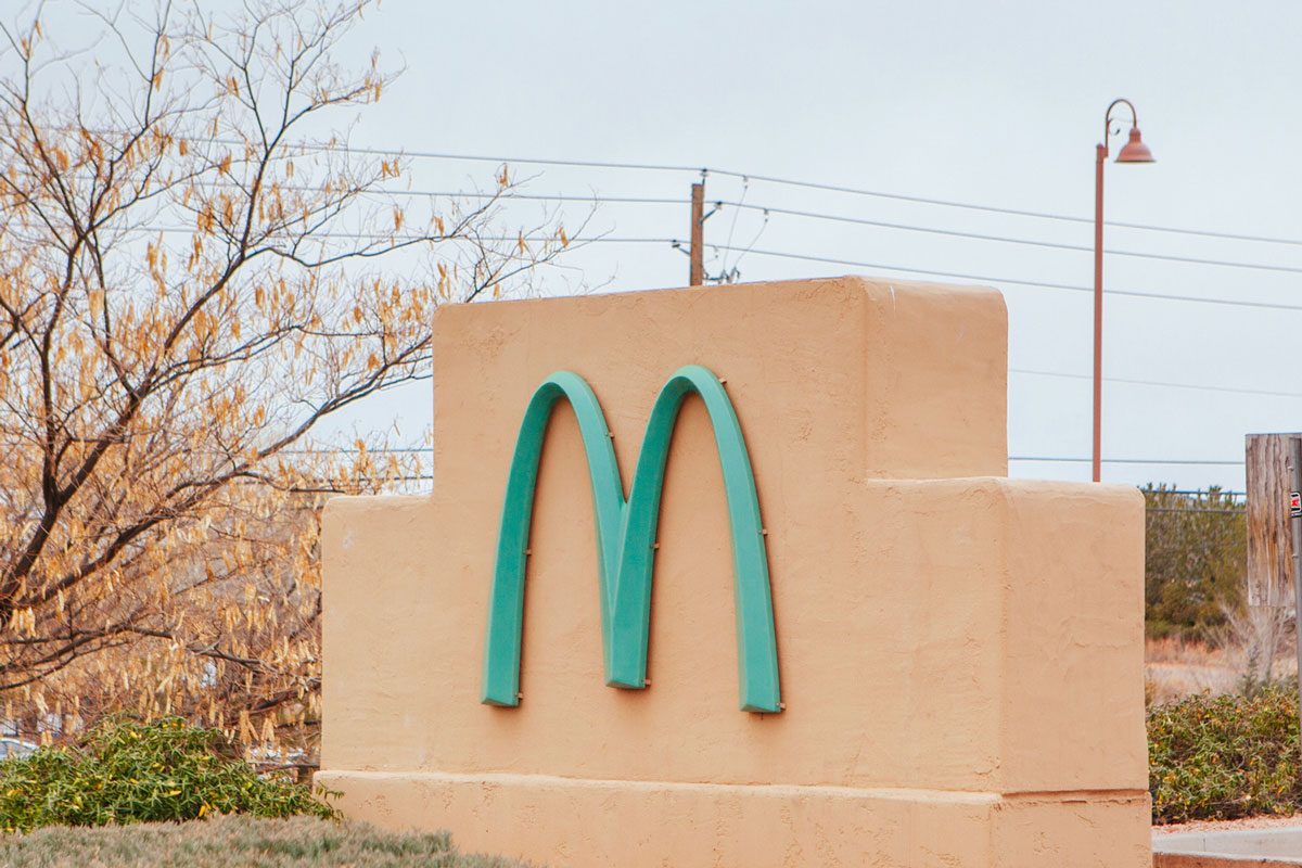 Turquoise Arches At Mcdonald’s