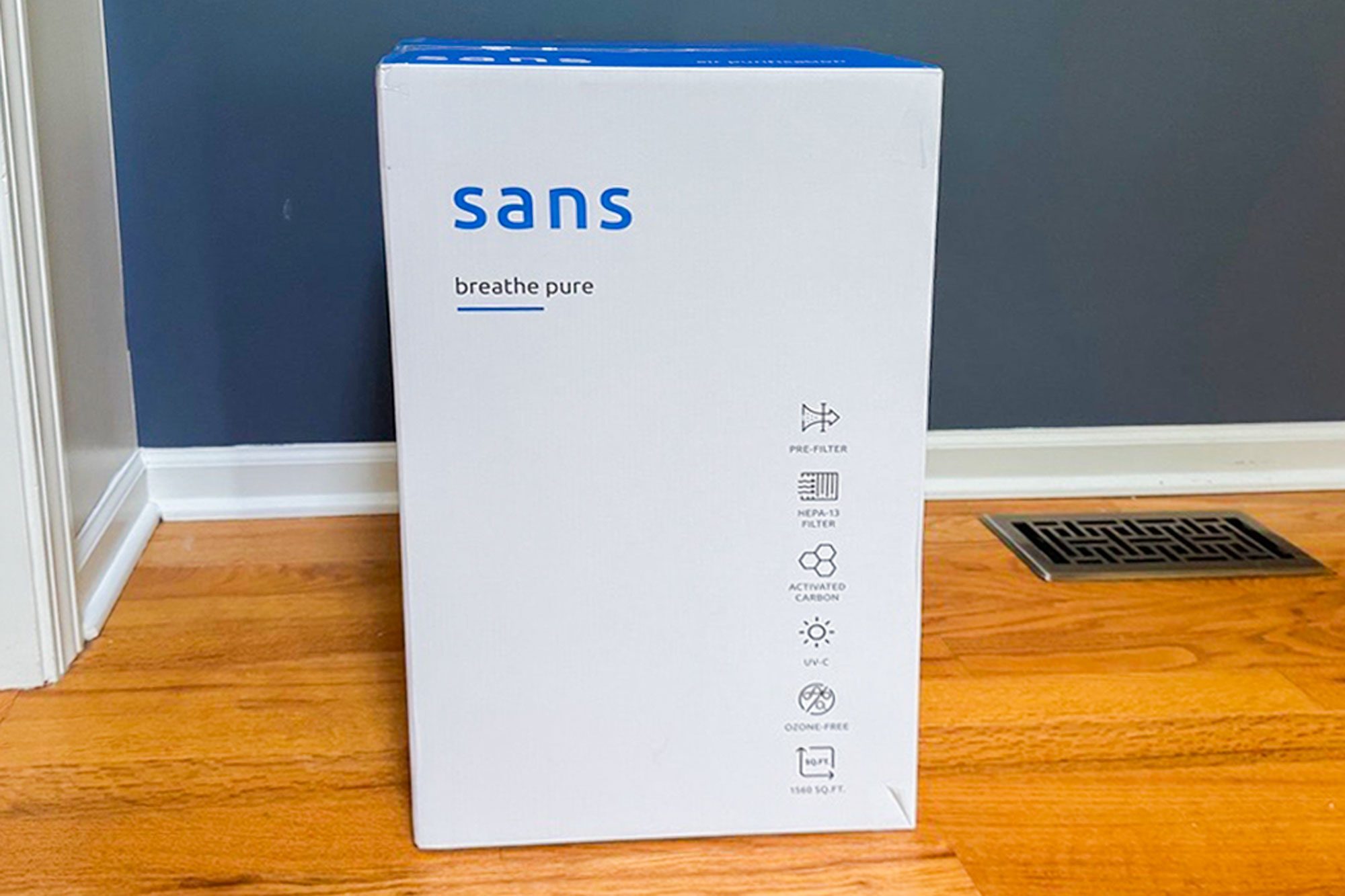Sans Air Purifier Packaging