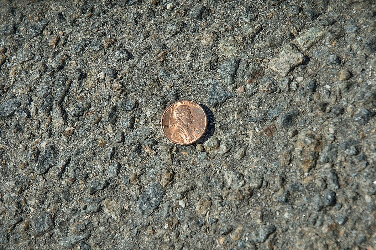 penny on the ground